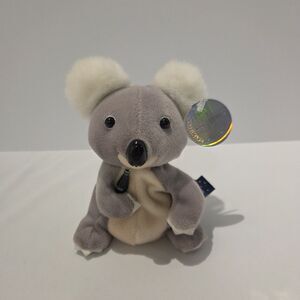 KOALA Quala Coca-Cola 1998 Australia Koala Bear 5.5 inch Stuffed Plushy Beanie